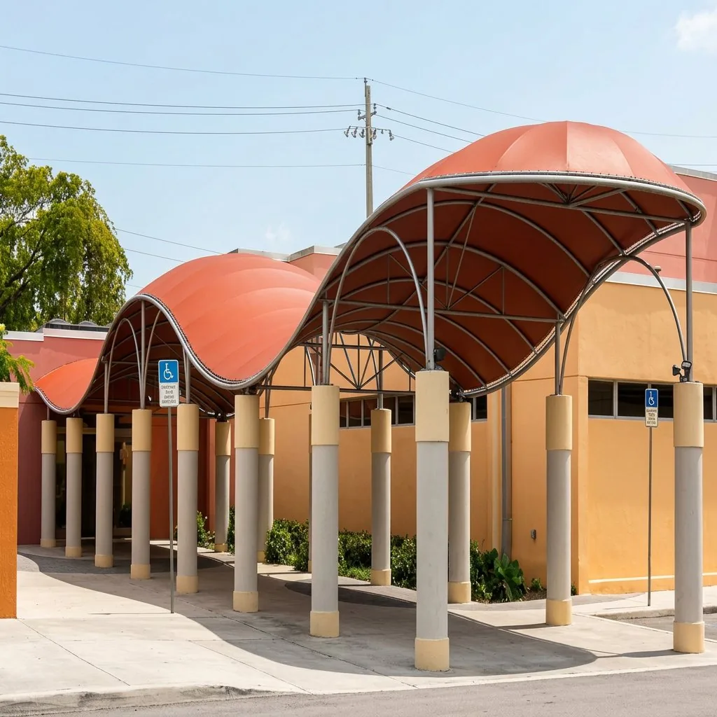 Real Tensile Structures in Chandigarh installation by Ekra Decor